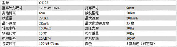 电动达孜尘推车C4102